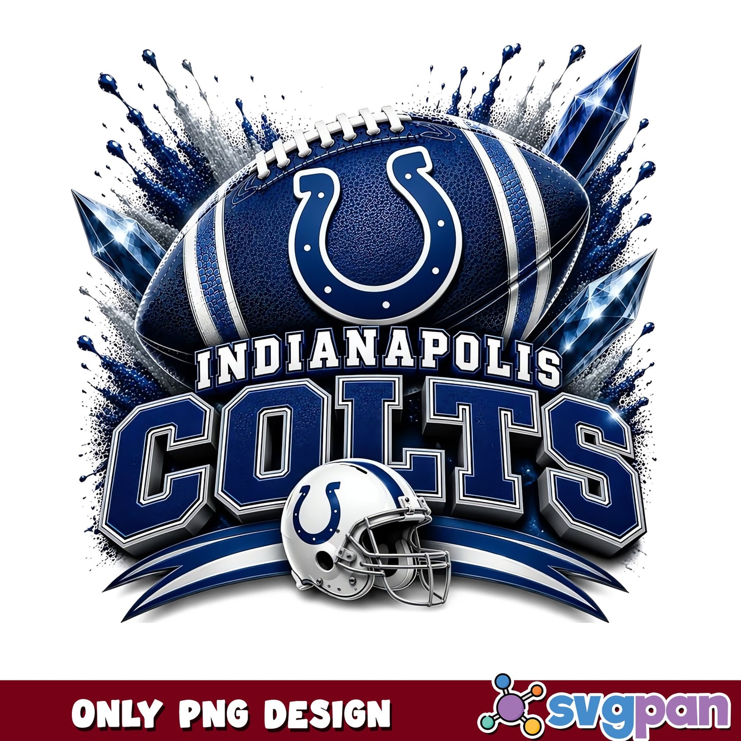 Indianapolis Colts PNG, NFL Football Team Design, Colts PNG