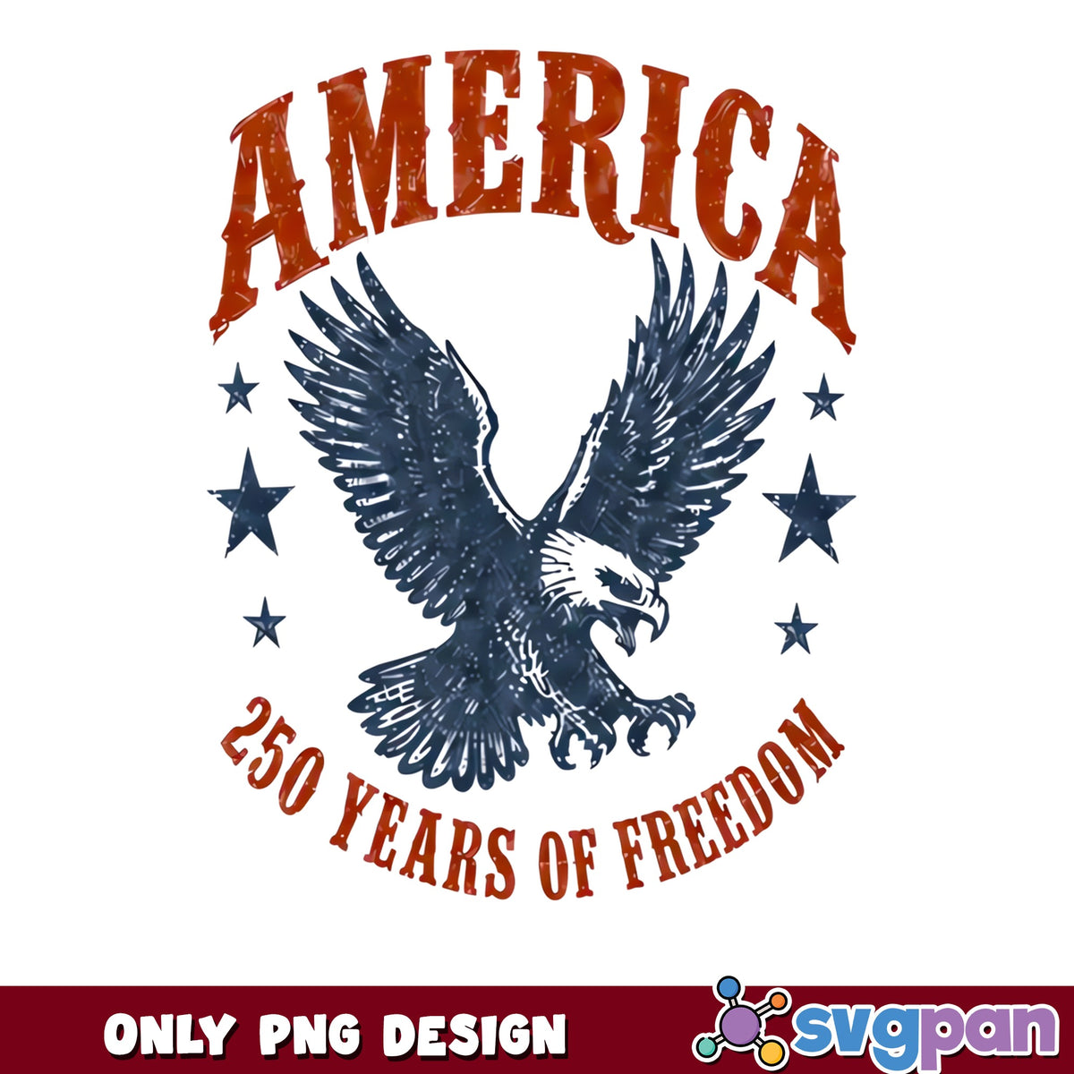 America 250 Years Of Freedom PNG, Bald Eagle PNG, 4th Of July PNG