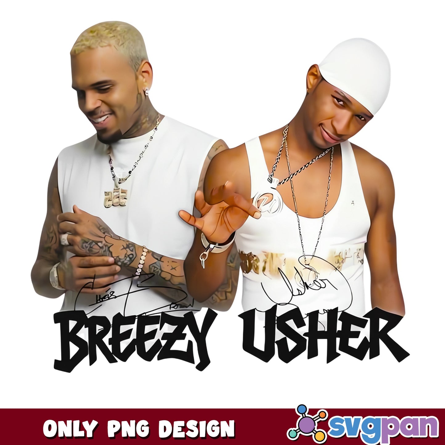 Breezy And Usher PNG, Chris Brown Usher PNG, Rap Music PNG