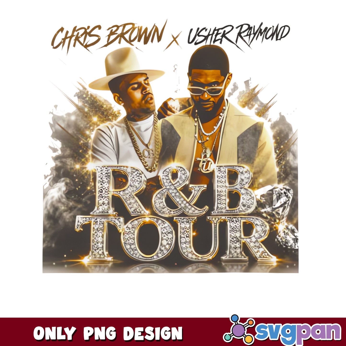 Chris Brown Usher Raymond RnB Tour PNG, Concert PNG, Music PNG