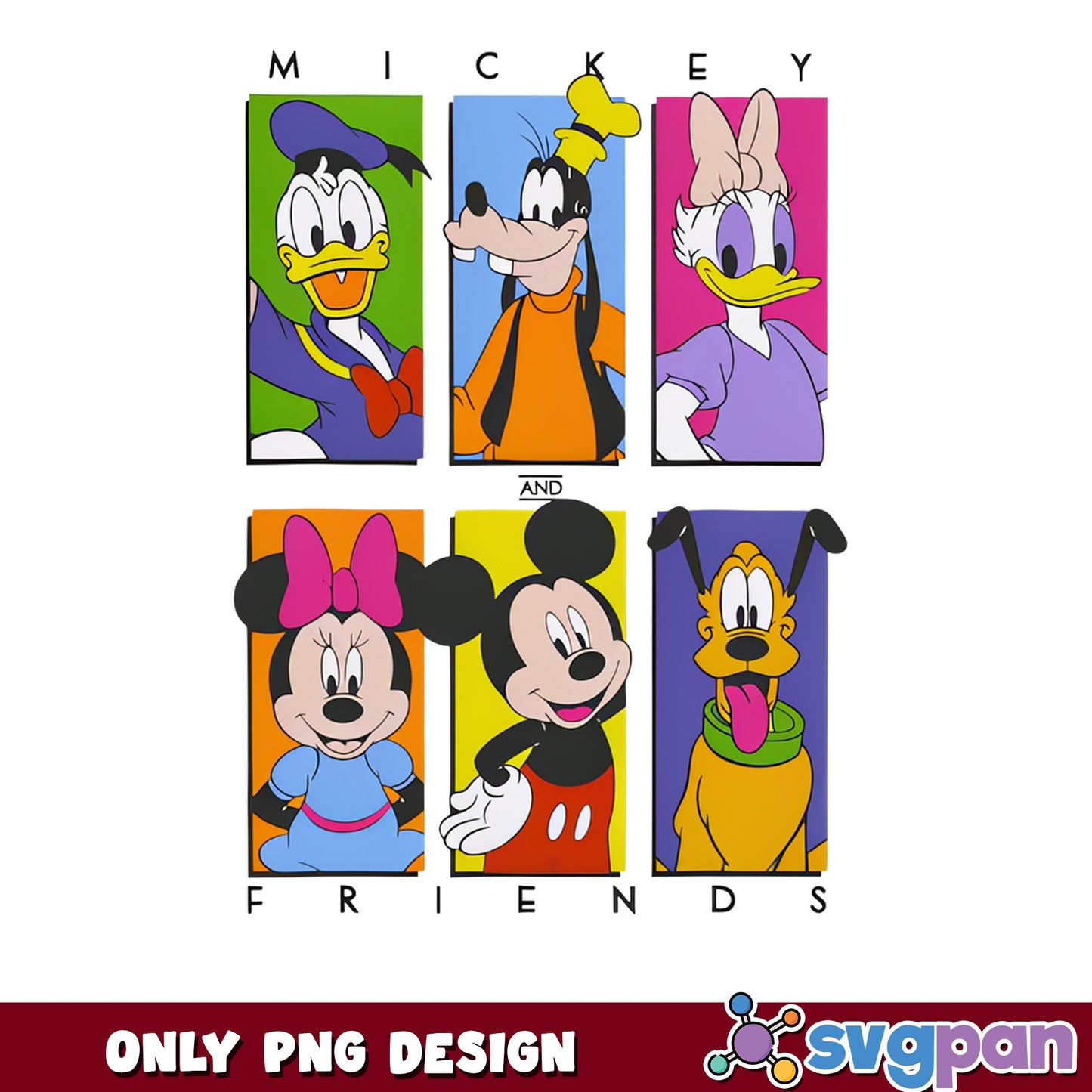 Mickey And Friends PNG, Disney Characters PNG, Mickey Mouse PNG