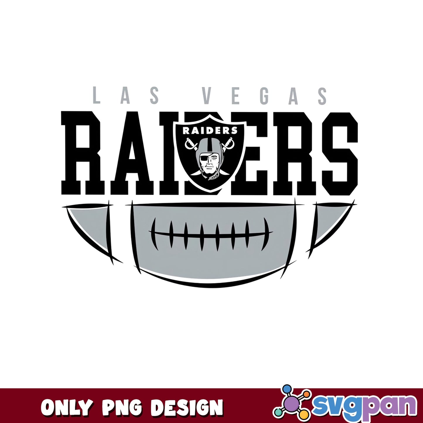 Las Vegas Raiders PNG, NFL Football Team Design, Raiders PNG