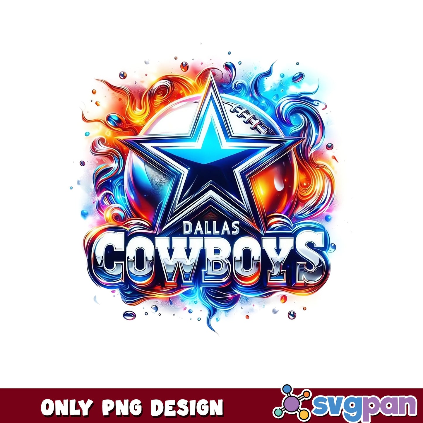 Dallas Cowboys PNG, NFL Football Team Design, Cowboys PNG