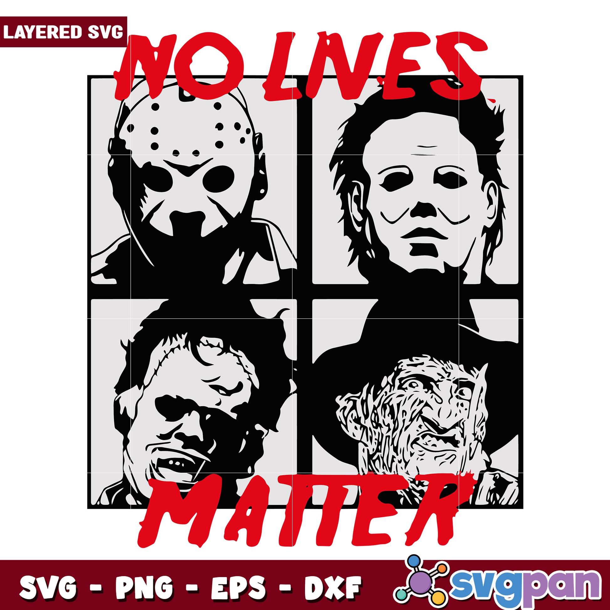 no lnes matter svg, happy halloween svg, spooky season svg