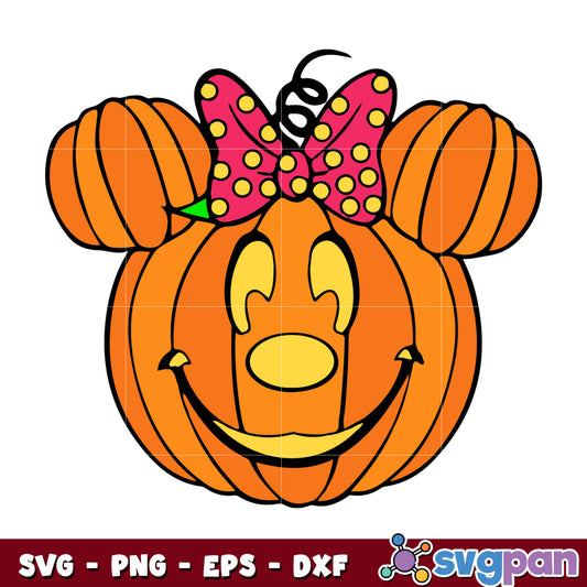 Minnie Pumpkin Heads Halloween svg  