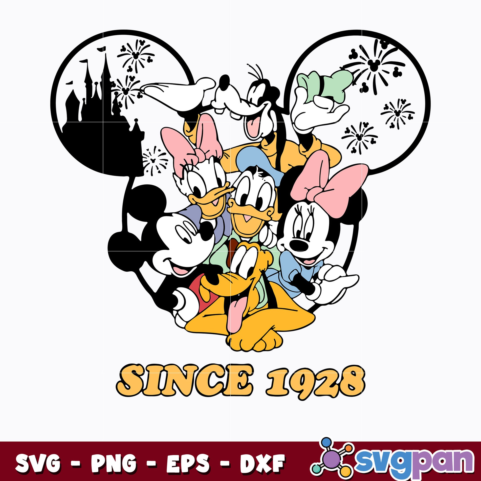 Disney Family Vacation since 1928 svg