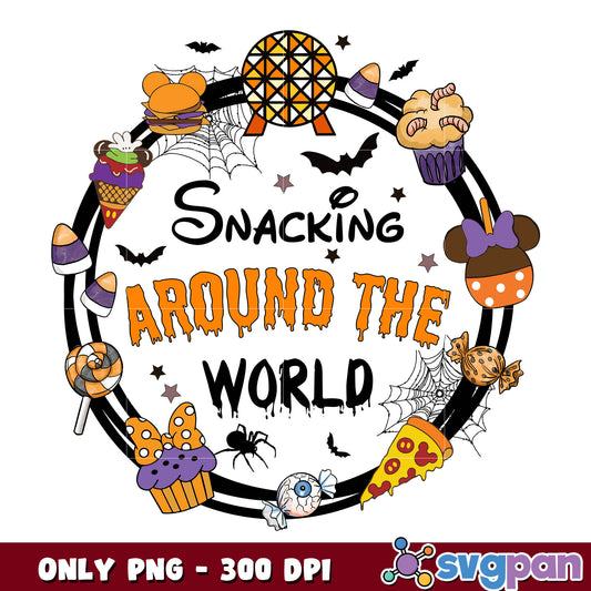 Snacks Around the World Halloween png