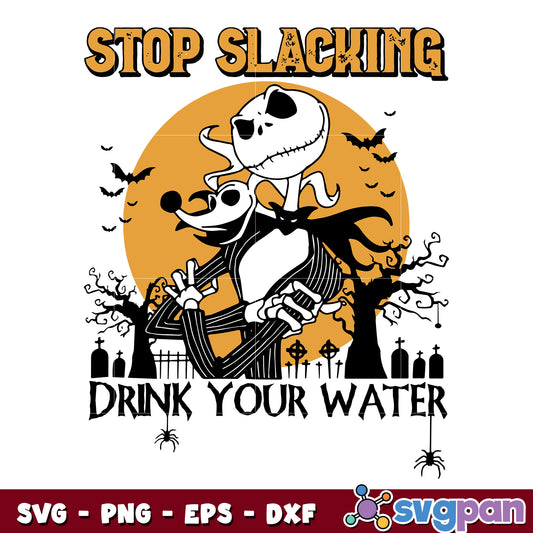 stop slacking halloween svg