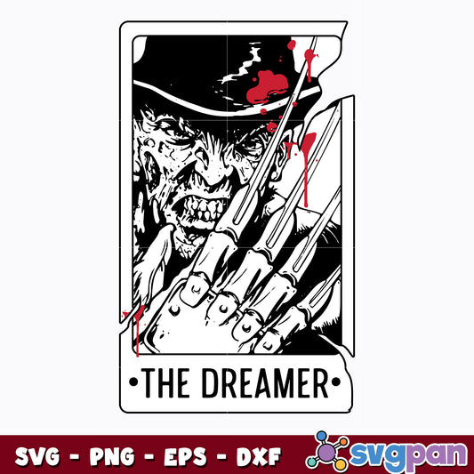 The Dreamer Tarot Cards Svg, Halloween Svg