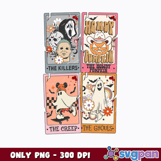 Halloween Chic Squad Spook Canvas Tee Png 