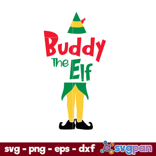 Buddy The Elf SVG, Christmas SVG PNG DXF EPS File.