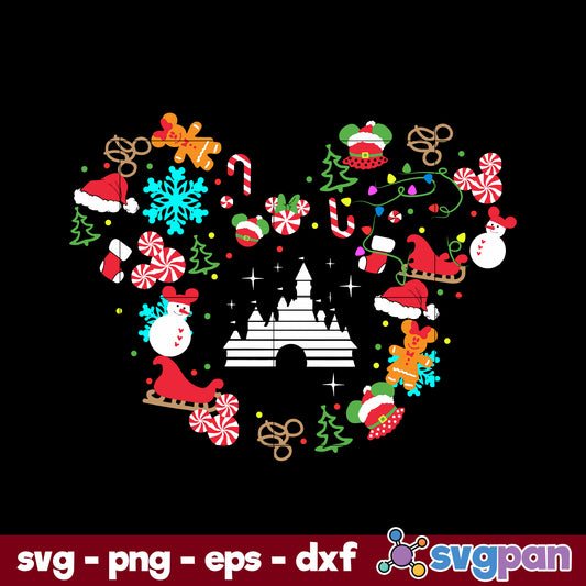 Merry Christmas SVG, Christmas SVG, PNG, DXF, EPS File.