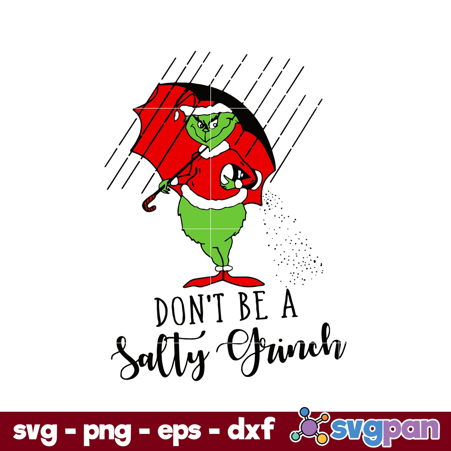 Dont Be A Sally Grinch Christmas Christmas Tree SVG, Christmas SVG File.