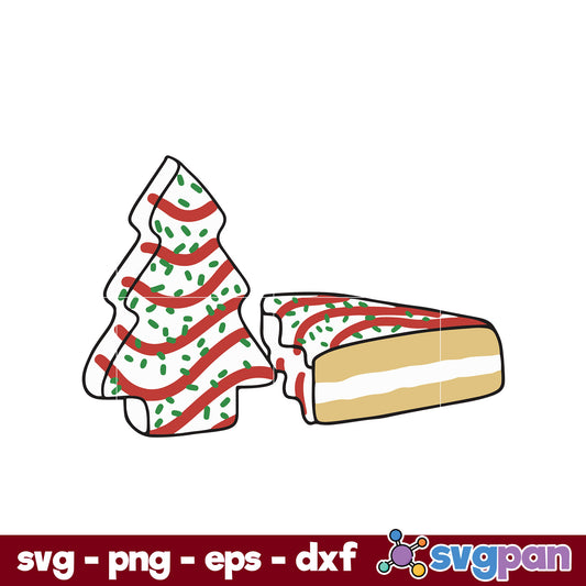 Cake Christmas Tree SVG, Christmas SVG PNG DXF EPS File