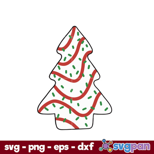 Christmas Tree Cake SVG, Christmas Tree SVG, Cake Christmas SVG.