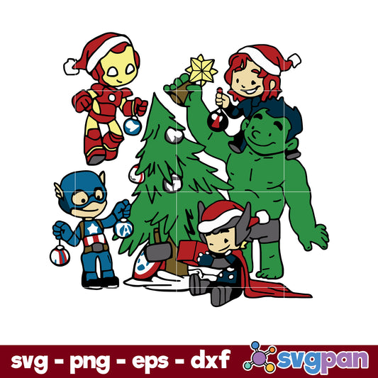 Avengers Christmas Jumper Iron Man SVG, Christmas SVG, PNG DXF EPS Digital File.