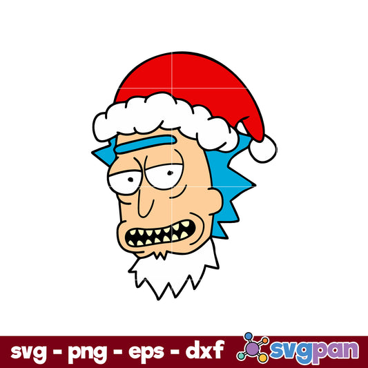 Christmas Rick And Morty SVG, Christmas SVG, PNG DXF EPS Digital File.