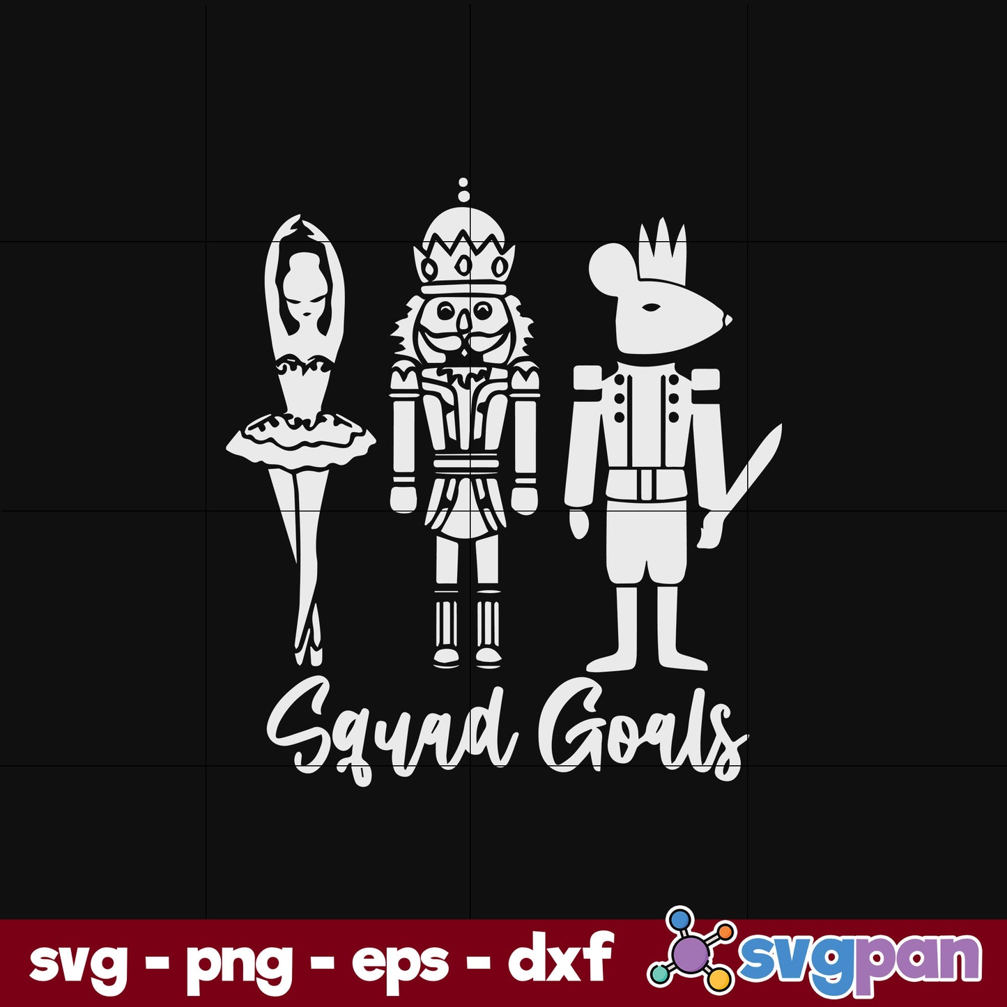 Christmas Squad Goal SVG, Christmas SVG, PNG DXF EPS Digital File.