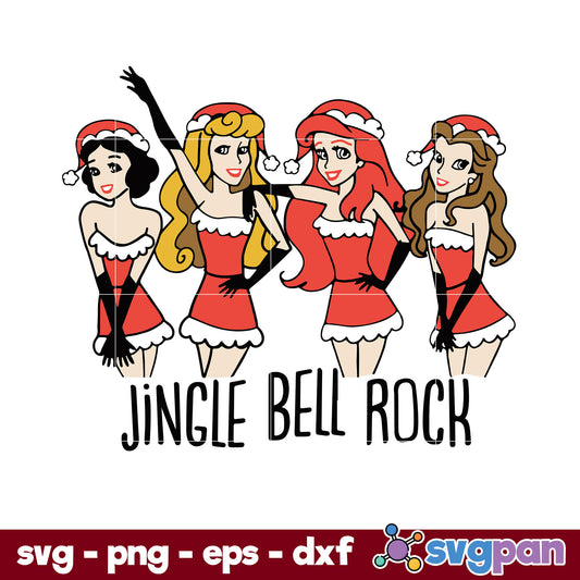 Disney Girls Christmas SVG, Christmas SVG, PNG DXF EPS Digital File.