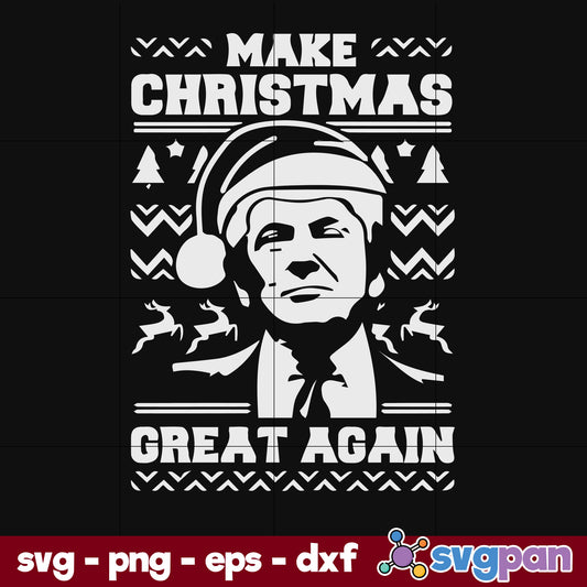 Donald Trump Christmas SVG, Christmas SVG, PNG DXF EPS Digital File.