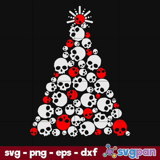 Gothic Christmas Tree SVG, Christmas SVG, PNG DXF EPS Digital File.