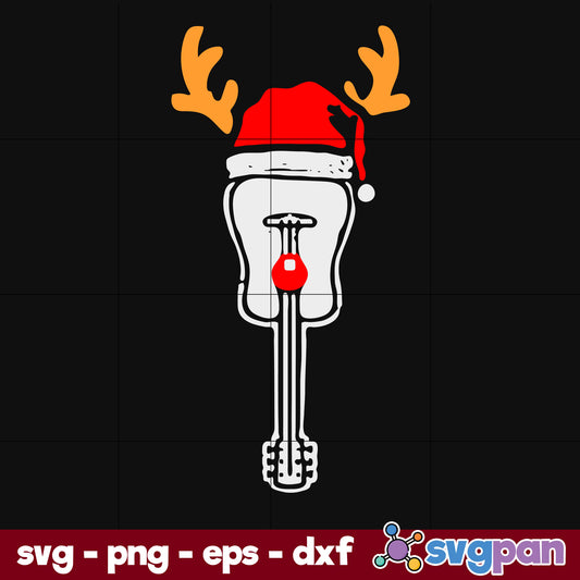 Guitar Christmas Pajamas Reindeer Music SVG, Christmas SVG, PNG DXF EPS Digital File.