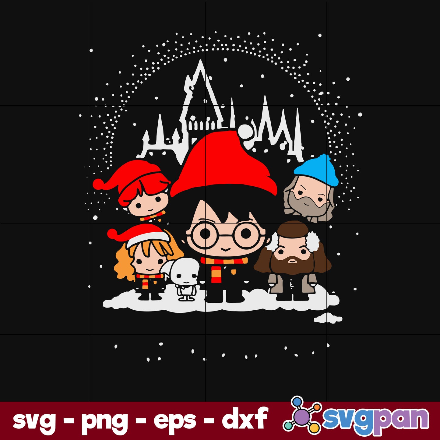 Harry Christmas SVG, Christmas SVG, PNG DXF EPS Digital File.