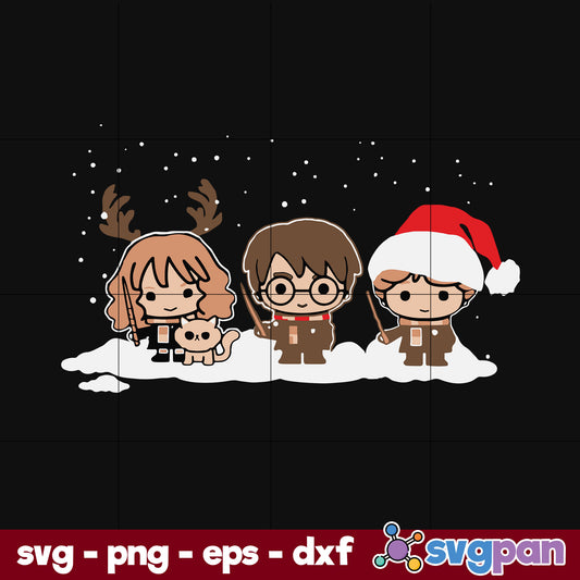 Harry Potter Christmas SVG, Christmas SVG, PNG DXF EPS Digital File.