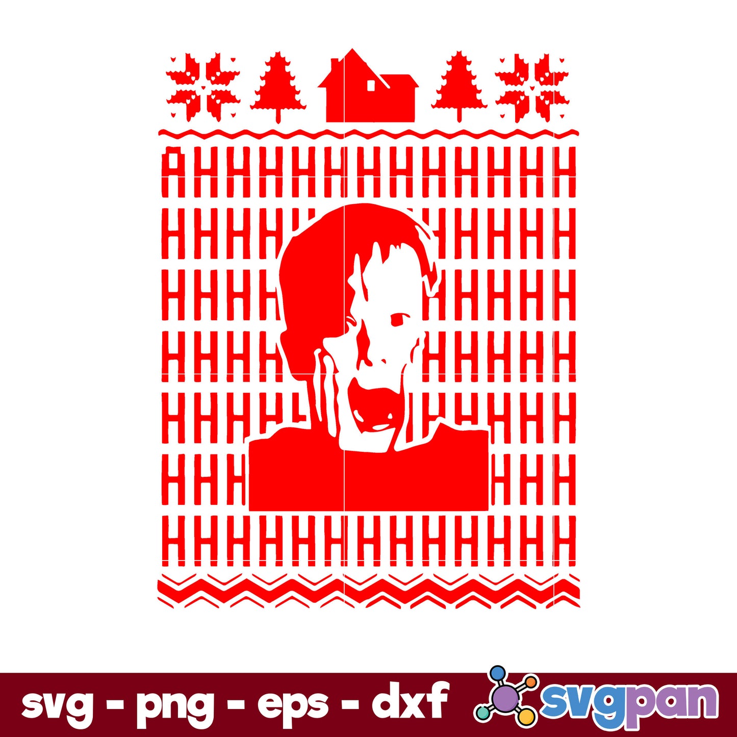 Home Alone Merry Christmas Ya Filthy Animal SVG, Christmas SVG, PNG DXF EPS Digital File.