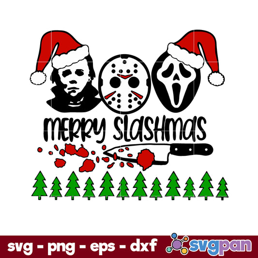 Horror Movie Christmas SVG, Christmas SVG, PNG DXF EPS Digital File.