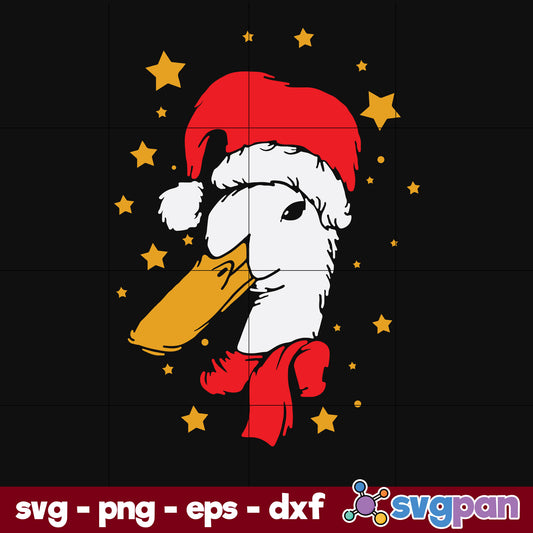 Hot Santa Claus As A Duck SVG, Christmas SVG, PNG DXF EPS Digital File.