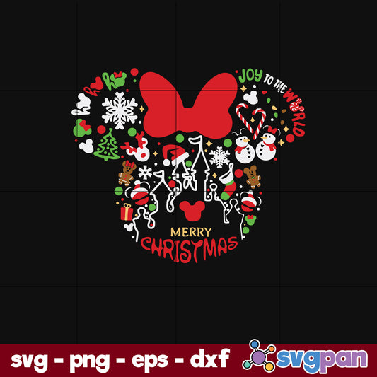 Joy To The World Merry Christmas SVG, Christmas SVG, PNG DXF EPS Digital File.