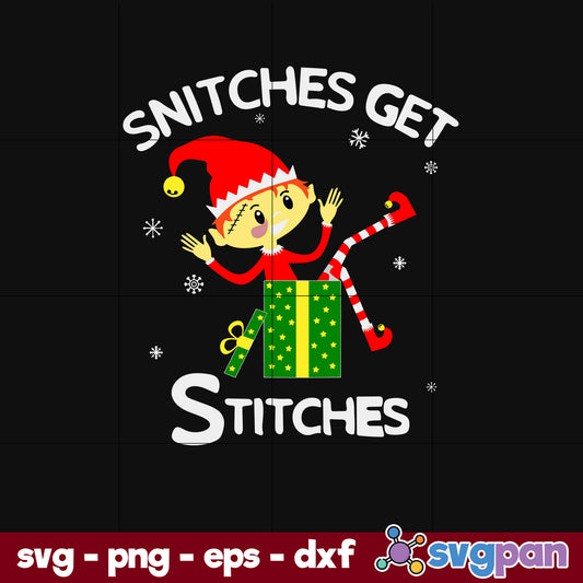 Merry Christmas Santa Snitches SVG, Christmas SVG, PNG DXF EPS Digital File.