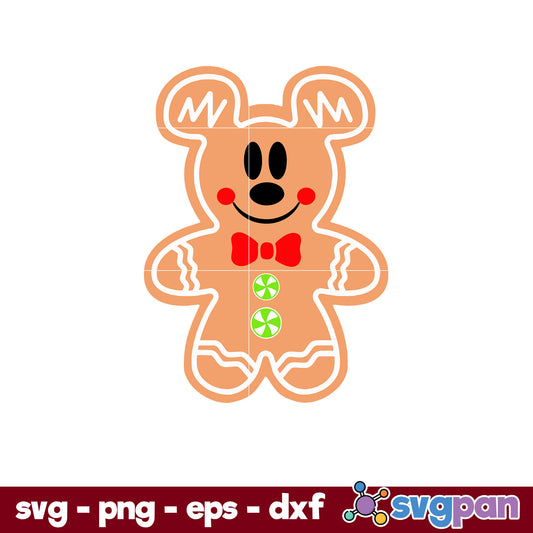 Mickey & Minnie Christmas Inspired SVG, Christmas SVG, PNG DXF EPS Digital File.