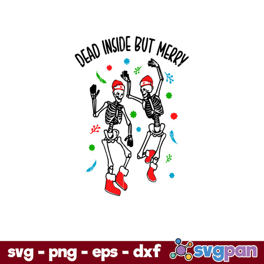 Nurse Skeleton Dancing Christmas SVG, Christmas SVG, PNG DXF EPS Digital File.