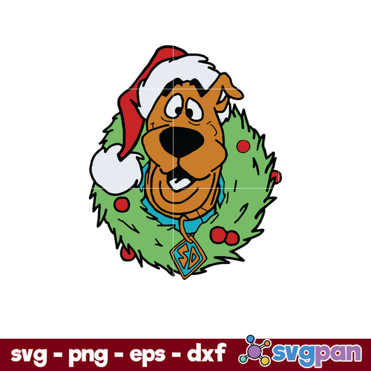 Scooby Doo Christmas SVG, Christmas SVG, PNG DXF EPS Digital File.