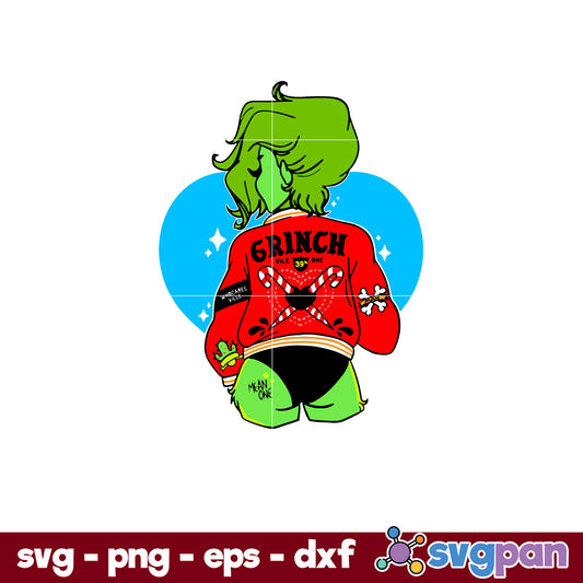 Sexy Grinch Christmas SVG, Christmas SVG, PNG DXF EPS Digital File.