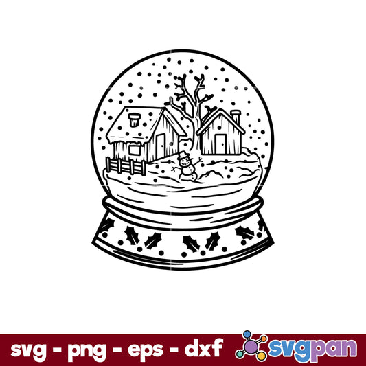 Snoopy Snowman Christmas SVG, Christmas SVG, PNG DXF EPS Digital File.