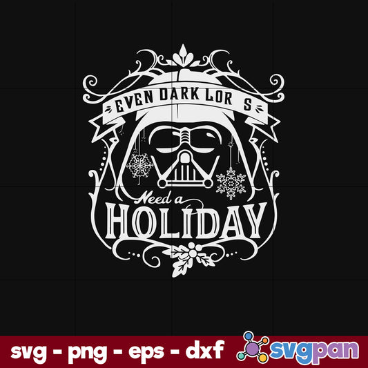 Star Wars Darth Vader Needs A Christmas SVG, Christmas SVG, PNG DXF EPS Digital File.