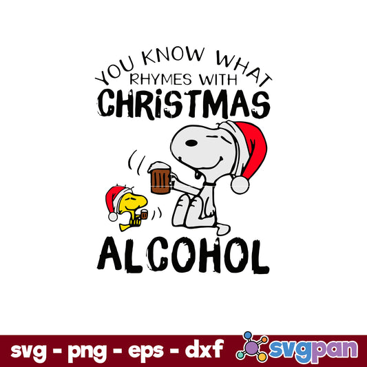 You Know What Rhymes With Christmas SVG, Christmas SVG, PNG DXF EPS Digital File.