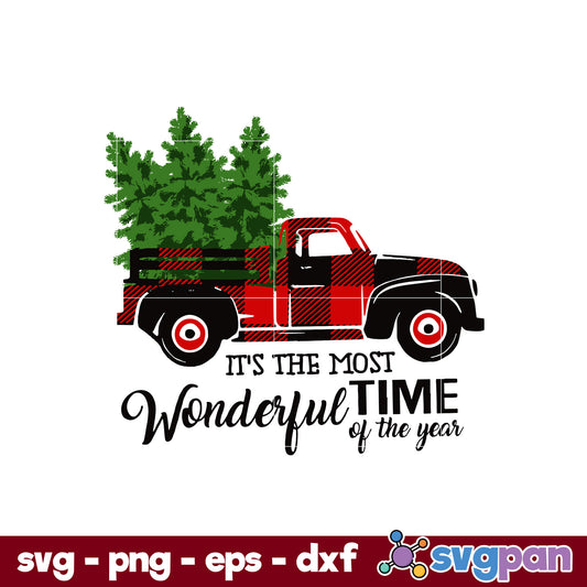 Christmas Truck SVG, Christmas SVG, PNG DXF EPS Digital File.