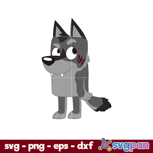 Vayr Bluey SVG, Bluey SVG, Cartoon SVG PNG DXF EPS Digital File.