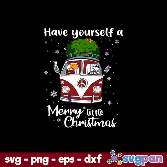 Have Yourself A Merry Little Christmas SVG, Christmas SVG, PNG, DXF, EPS File.