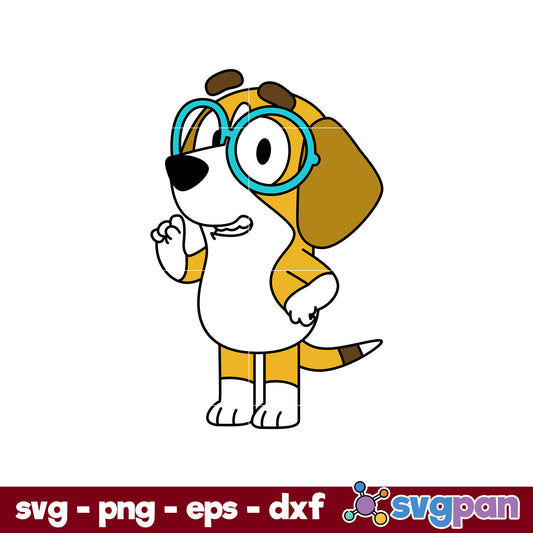 Honey Bluey Dog SVG, Bluey SVG, Cartoon SVG Digital File.