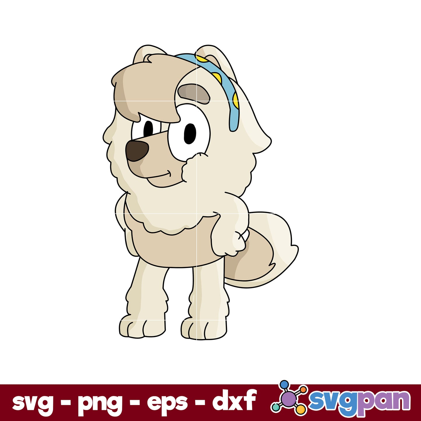 Judo Bluey SVG, Bluey SVG, Cartoon SVG PNG DXF EPS File.