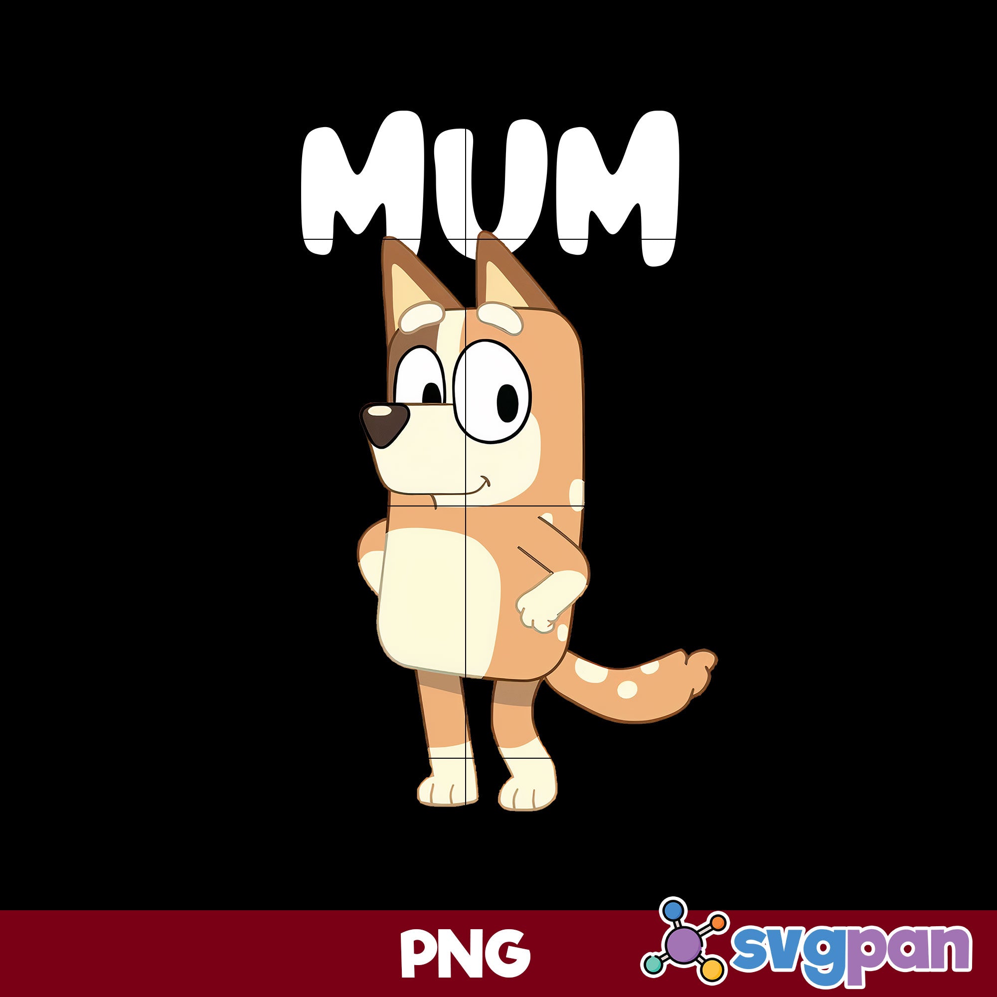 Mum Bluey PNG, Bluey PNG, Cartoon PNG Digital File. – svgpan