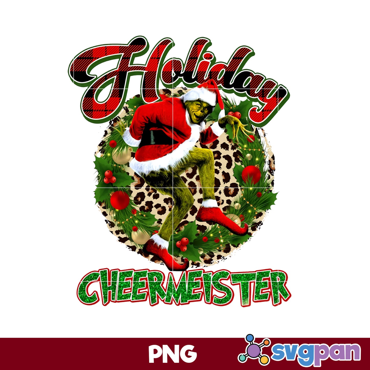 Holiday Cheer Meister PNG, Grinch Christmas PNG, Christmas PNG.