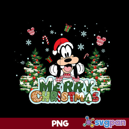Goofy Christmas PNG, Disney Christmas PNG, Christmas PNG File.