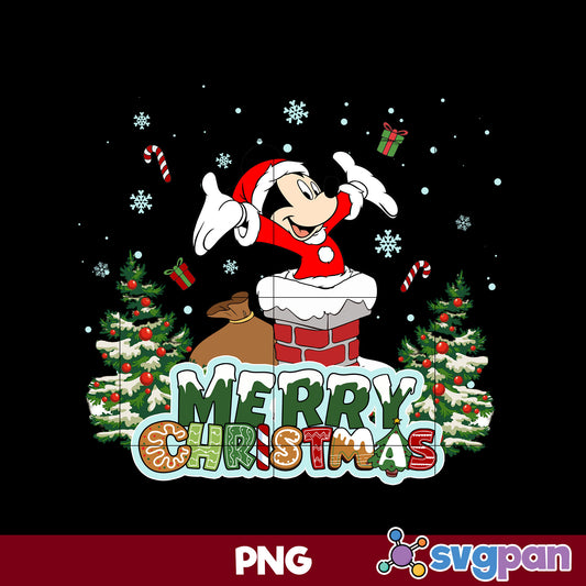 Mickey Santa Christmas PNG, Disney Christmas PNG, Christmas PNG.