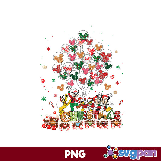 Disney Characters Christmas PNG, Disney Christmas PNG Digital File.